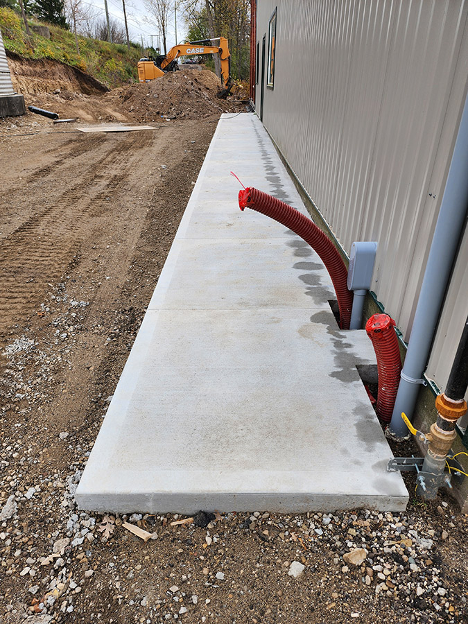 PMF Construction sidewalk PMF Construction sidewalk
