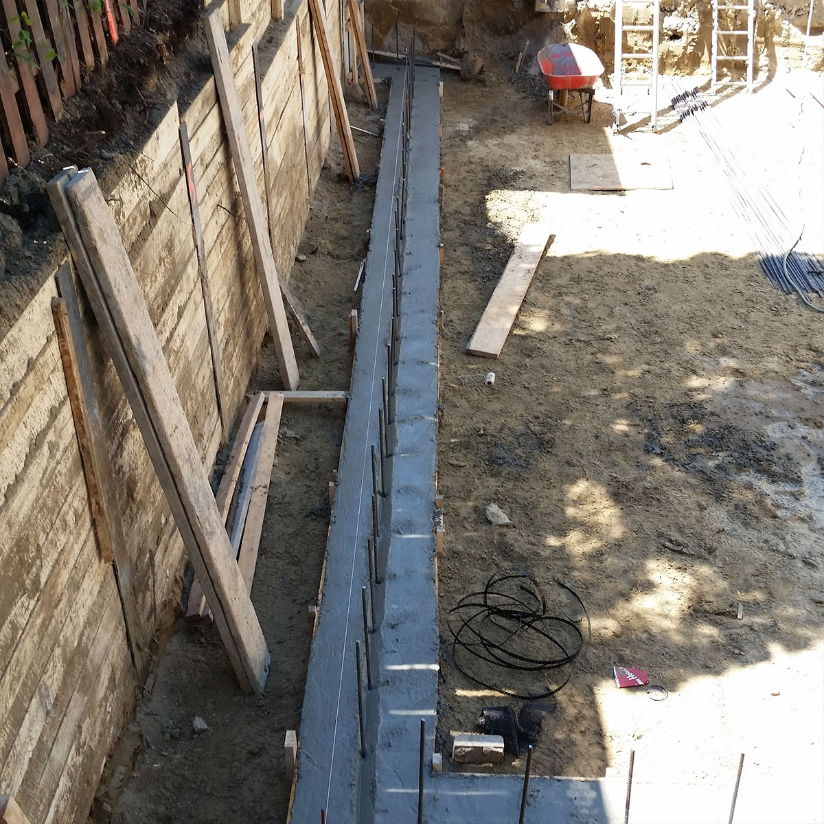 PMF Construction footings PMF Construction footings